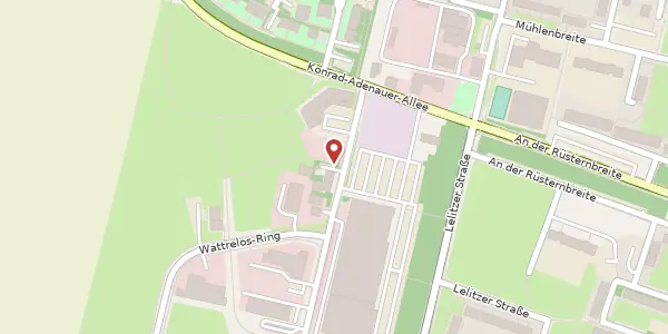Karte der Umgebung von Langenfelder Str. 23 a, 06366 Köthen (Anhalt)