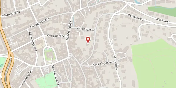 Karte der Umgebung von Rolloßweg 9, 69121 Heidelberg