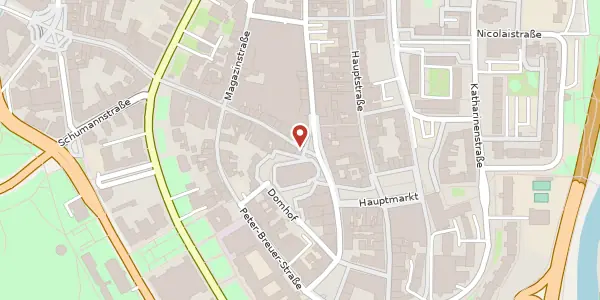 Karte der Umgebung von Innere Plauensche Straße 1, 08056 Zwickau