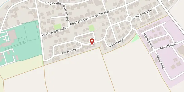 Karte der Umgebung von Schlossstraße 39, 93107 Thalmassing