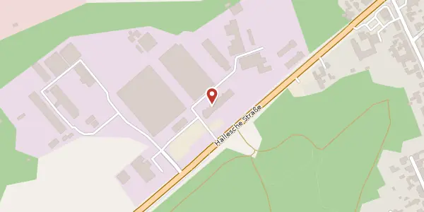 Karte der Umgebung von Hallesche Straße 18, 06749 Bitterfeld-Wolfen