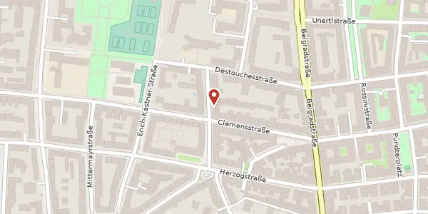 Karte der Umgebung von Fallmerayerstr. 28, 80796 München