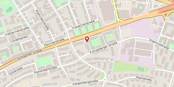 Karte der Umgebung von Astrid-Lindgren-Weg 3, 72072 Tübingen