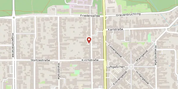 Karte der Umgebung von Ludwigstr. 21a, 63263 Neu-Isenburg