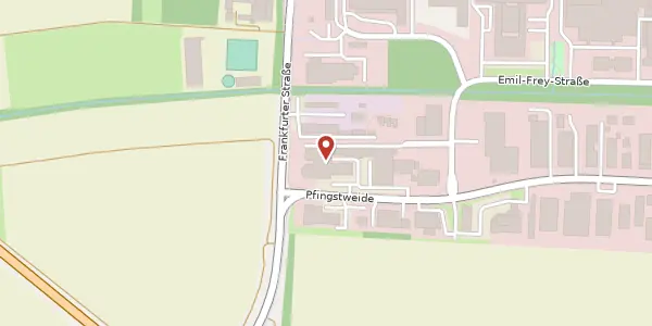 Karte der Umgebung von Pfingstweide 2, 61169 Friedberg