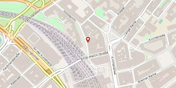 Karte der Umgebung von Holzdamm 53, 20099 Hamburg