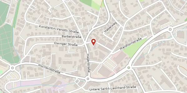 Karte der Umgebung von Hägerstr. 10, 88662 Überlingen
