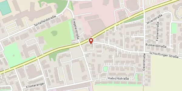 Karte der Umgebung von Schwiftinger Str. 4, 86899 Landsberg