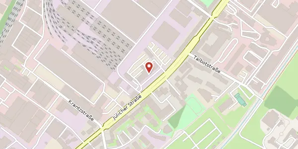 Karte der Umgebung von Jülicher Str. 215, 52070 Aachen