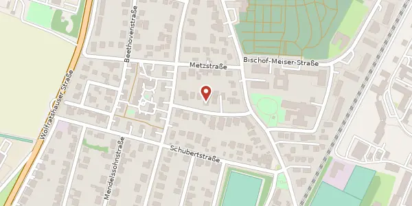 Karte der Umgebung von Mozartstr. 8, 82049 Pullach