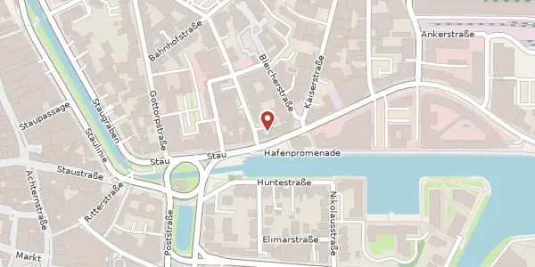 Karte der Umgebung von Stau 29, 26122 Oldenburg