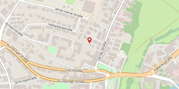 Karte der Umgebung von Vacher Straße 11c, 90766 Fürth