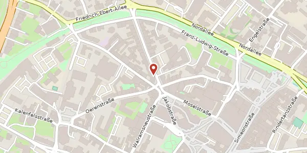 Karte der Umgebung von Bruchhausenstraße 1, 54290 Trier