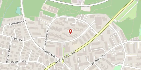 Karte der Umgebung von Von-Buol-Straße 28, 91054 Erlangen