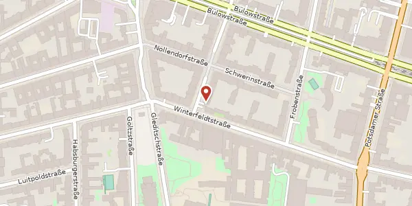 Karte der Umgebung von Zietenstraße 25 A, 10783 Berlin
