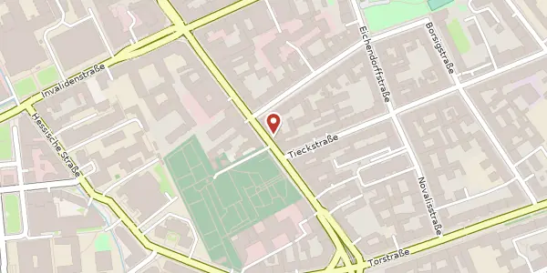 Karte der Umgebung von Chausseestraße 13, 10115 Berlin