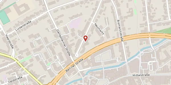 Karte der Umgebung von Hoffeldstr. 22, 40721 Hilden