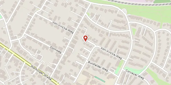 Karte der Umgebung von Von-Vincke-Weg 26, 33098 Paderborn