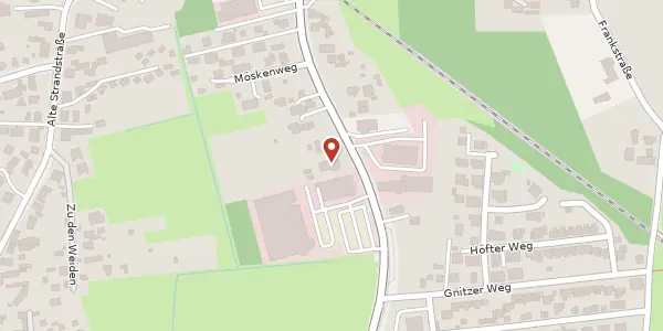 Karte der Umgebung von Möskenweg 24a, 17454 Zinnowitz