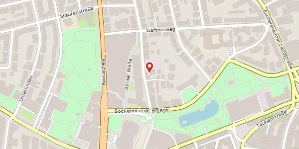Karte der Umgebung von Leerbachstr. 14, 60323 Frankfurt