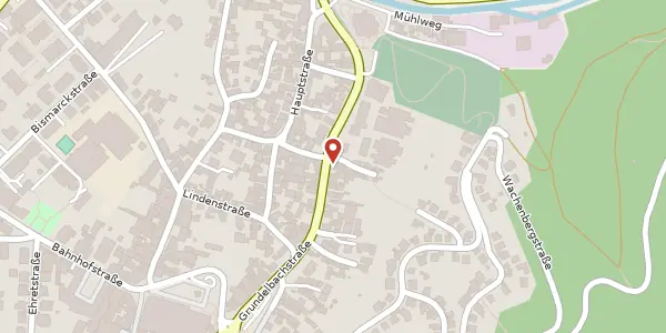 Karte der Umgebung von Grundelbachstraße 106, 69469 Weinheim