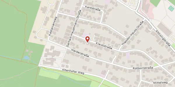 Karte der Umgebung von Kleiststr. 14, 61440 Oberursel