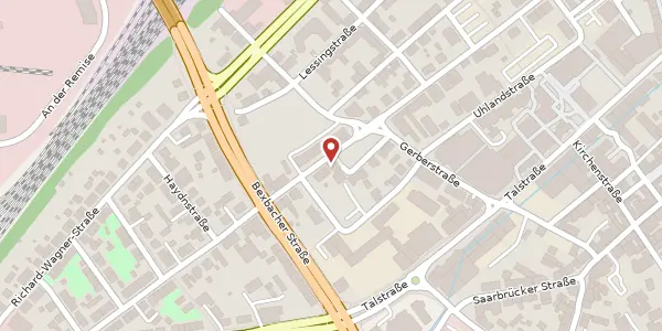 Karte der Umgebung von Kaiserstraße 56, 66424 Homburg