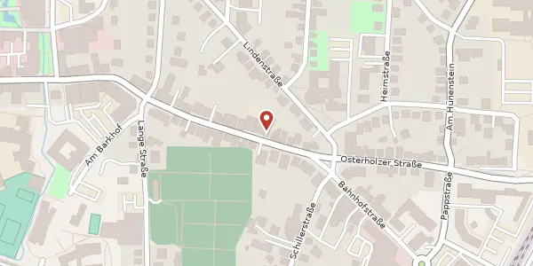 Karte der Umgebung von Bahnhofstraße 58a, 27711 Osterholz-Scharmbeck