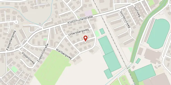 Karte der Umgebung von Hochstaufenweg 9, 84034 Landshut