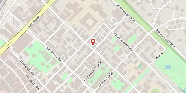 Karte der Umgebung von Bismarckstraße 31, 72764 Reutlingen
