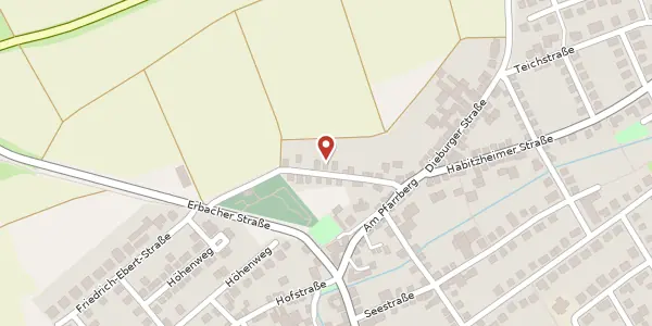 Karte der Umgebung von Friedhofstr. 15, 64354 Reinheim