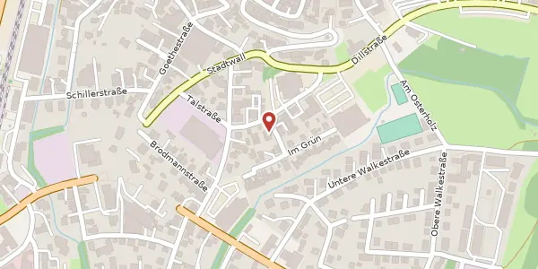 Karte der Umgebung von Talstraße 6, 78333 Stockach