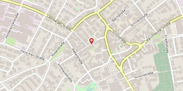 Karte der Umgebung von Eltinger Straße 5, 70839 Gerlingen