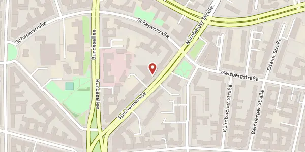 Karte der Umgebung von Spichernstraße 2, 10777 Berlin