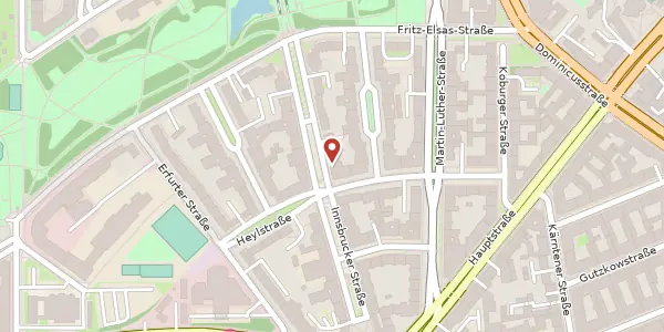 Karte der Umgebung von Innsbrucker Straße 37, 10825 Berlin