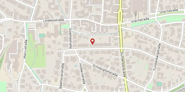Karte der Umgebung von Maximilianstraße 20, 79100 Freiburg im Breisgau