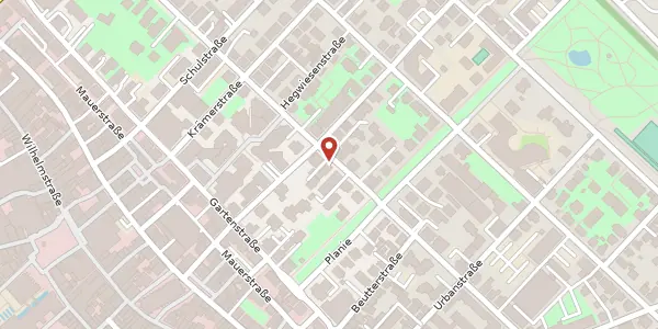 Karte der Umgebung von Kaiserstraße 50, 72764 Reutlingen