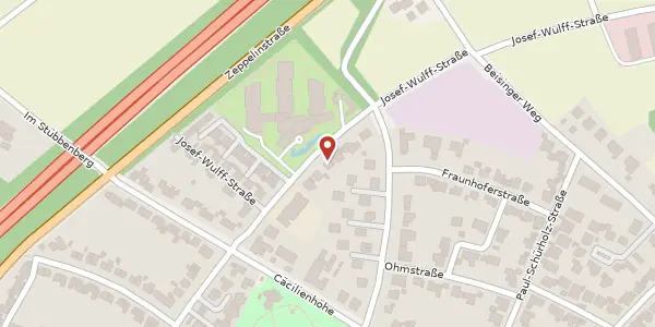 Karte der Umgebung von Josef-Wulff-Str. 76, 45657 Recklinghausen