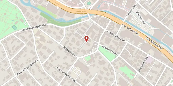 Karte der Umgebung von Champignystraße 9, 72762 Reutlingen