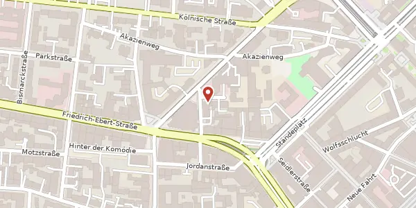 Karte der Umgebung von Weißenburgstraße 10, 34117 Kassel