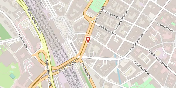 Karte der Umgebung von Parcusstraße 6, 55116 Mainz