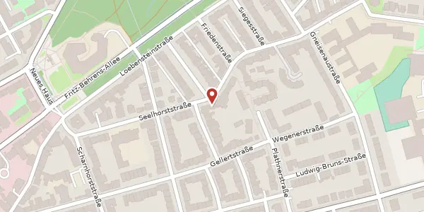 Karte der Umgebung von Seelhorststraße 24, 30175 Hannover