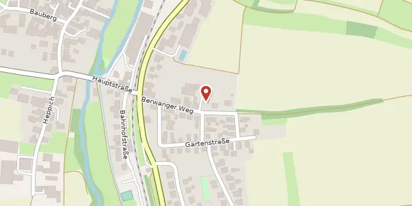 Karte der Umgebung von Berwanger Weg 11, 74930 Ittlingen
