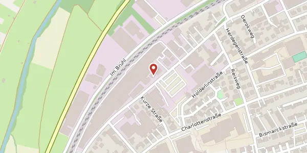 Karte der Umgebung von Bahnhofstraße 110, 74348 Lauffen
