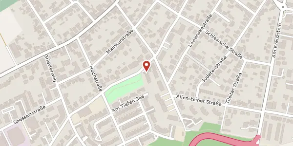 Karte der Umgebung von Rhönstr. 19, 63477 Maintal