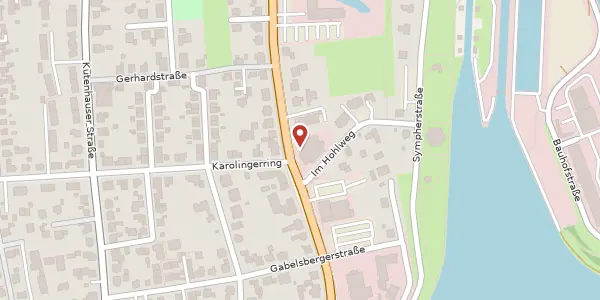 Karte der Umgebung von Marienstr. 108 a, 32425 Minden