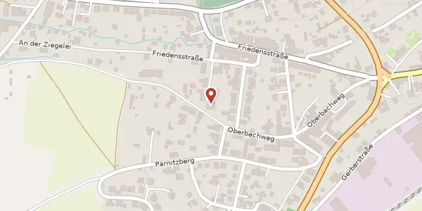 Karte der Umgebung von Oberbachweg 19a, 07768 Kahla