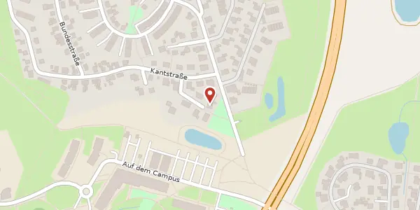 Karte der Umgebung von Kantstraße 56, 24943 Flensburg