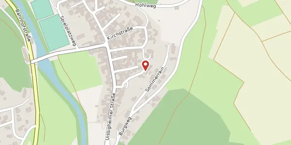 Karte der Umgebung von Fliederstraße 8, 97956 Werbach