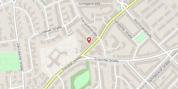 Karte der Umgebung von Gleueler Str. 273, 50935 Köln